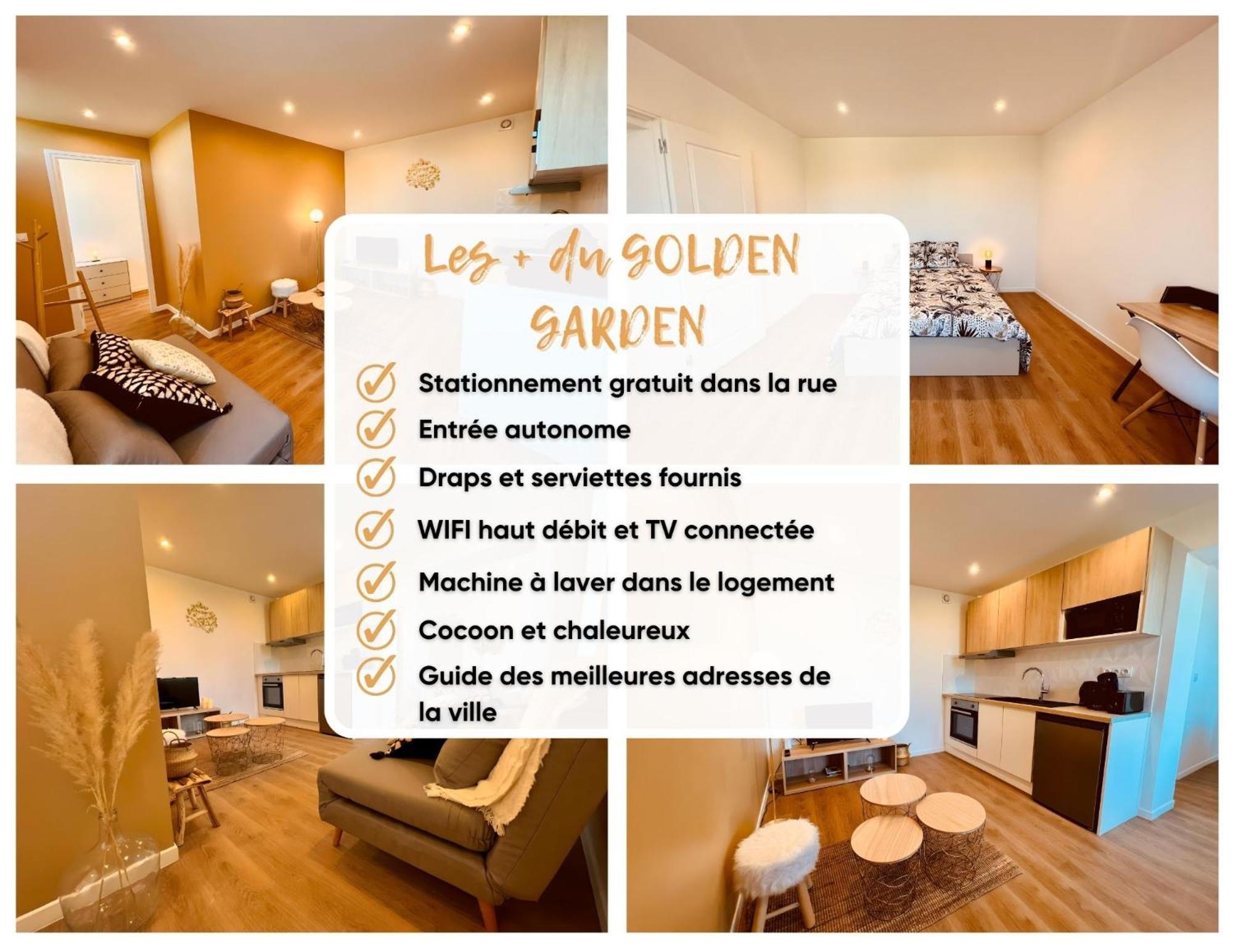 Montluçon Le Golden Garden - Home Homy מראה חיצוני תמונה